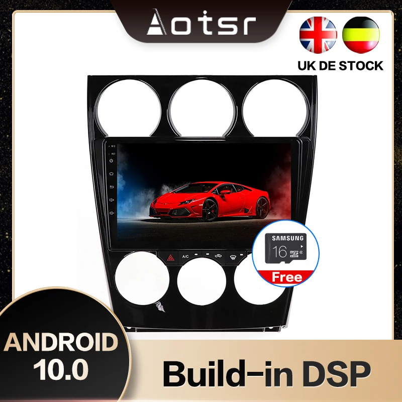 AOTSR 9 inch New Android 10.0 GPS Navigation Car Stereo Player For Mazda 6 2006-2012 Multimedia Player DSP CarPlay WIFI