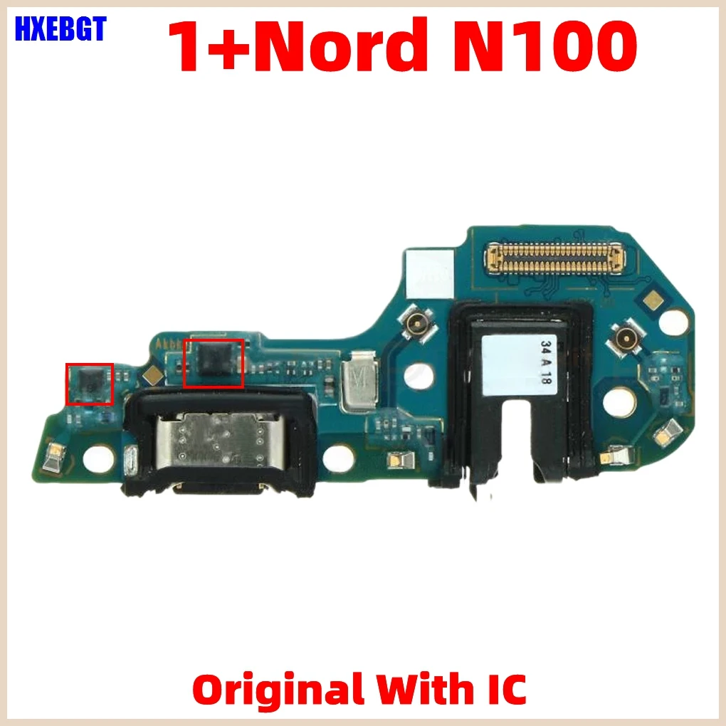 

For Oneplus 1+ Nord N100 With IC USB Charging Port Board Charger Port Dock Connector Flex Cable Fast charging 18W