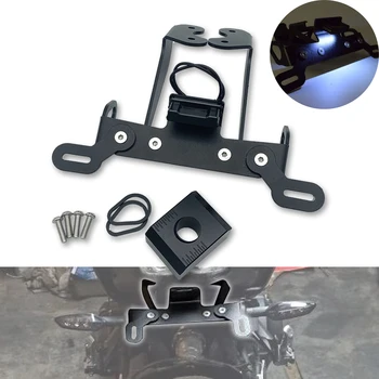 License Plate Holder Frame Bracket For YAMAHA MT-09 MT09 FZ-09 FZ09 MT FZ 09 2017 2018 2019 2020 Motorcycle Accessories LED