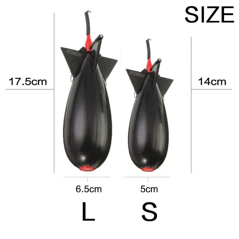 FLYSAND Carp Fishing Large Rockets Bomb Fishing Tackle Feeders Pellet Rocket Feeder Float Bait Holder Maker Tackle Accessories