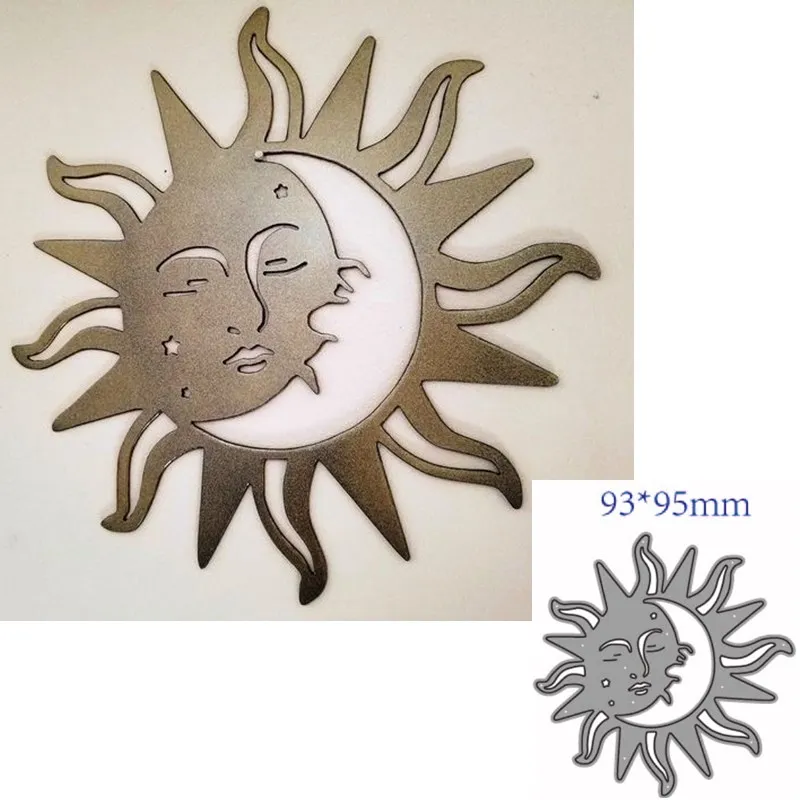 metal cutting dies cut die mold Sun moon decoration Scrapbook paper craft knife mould blade punch stencils dies