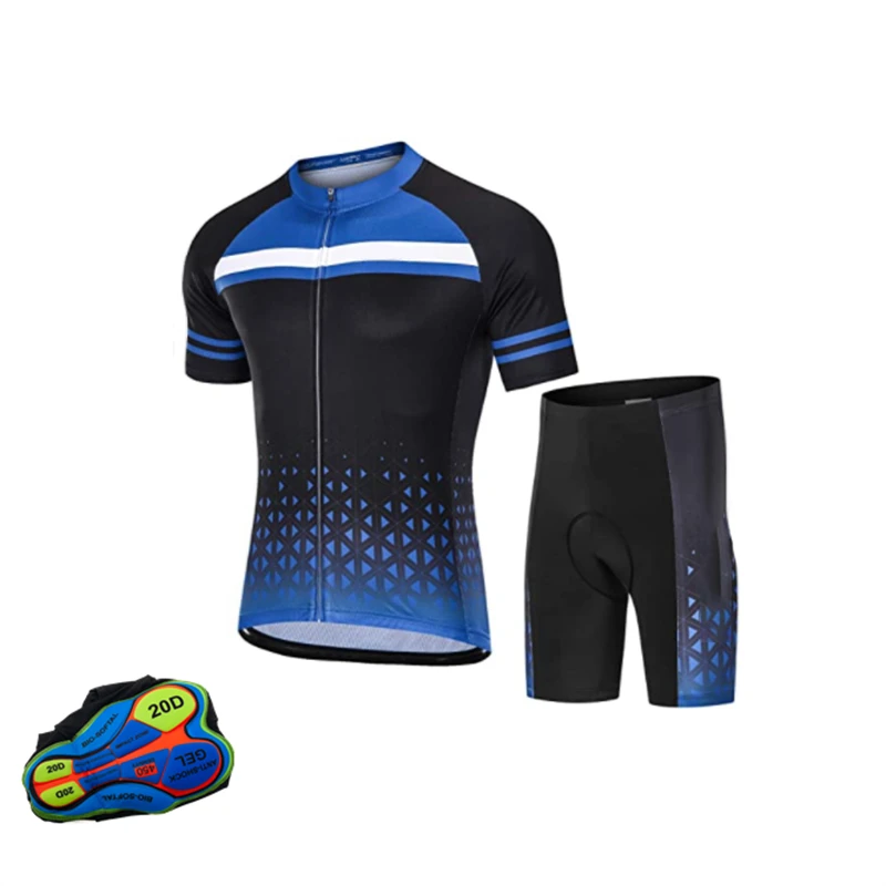 New Cycling Set Summer MTB Bike Clothing Pro Bicycle Jersey Sportswear Maillot Ropa Ciclismo Cycling Jersey Set