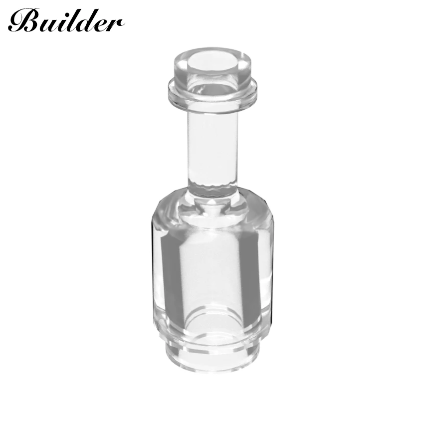 Little Builder 95228 Building Blocks Part 10pcs Bottle Wine Glass DIY Assembles Educational Particles MOC Toys Gift for Children