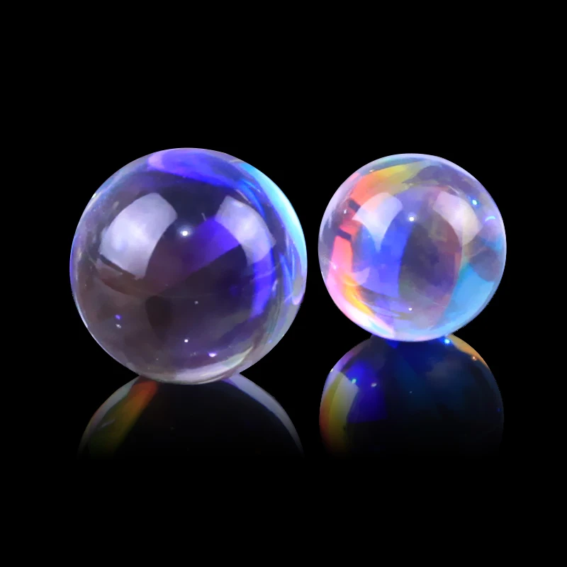 

Crystal Color Ball Small Size Ultra Clear Color Ball Lucky Rainbow Glass Beautiful Gift 1pcs