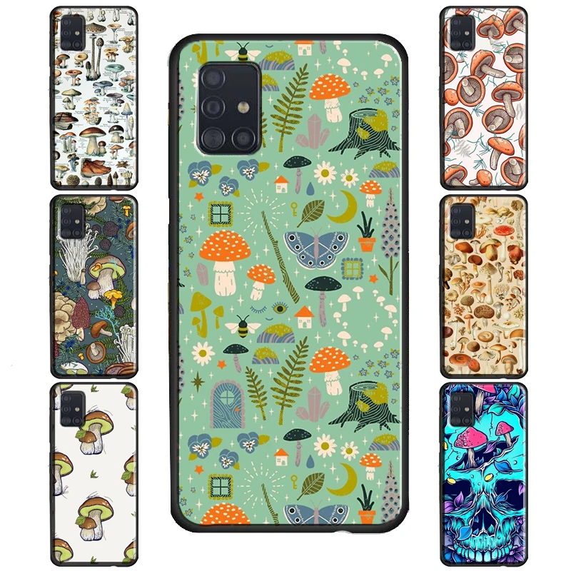 Wild Forest Mushroom Case For Samsung Galaxy S20 FE S22 S21 Ultra S8 S9 S10 Note 10 Plus S10e Note 20 Ultra