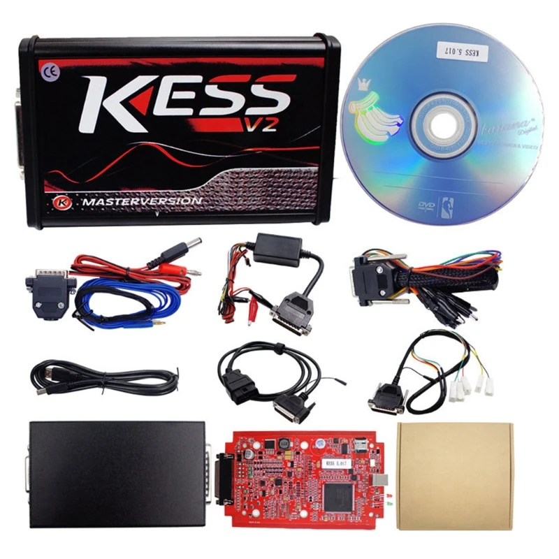 KessV2 OBD2 Manager Tuning Kess5.017 OBD2 Tuning Programmer Write Ecuvia Obd2 Cable for Most