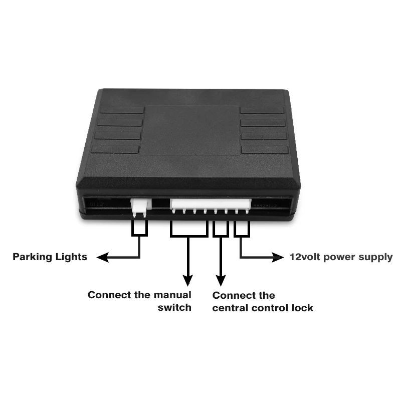 Car remote control central locking, one tractor three car central locking system, 12V door lock, sound and light reminder