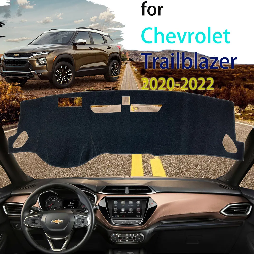 

Avoid Light Dashboard Center Console Cover Mat Pad Sunshade Anti-UV Anti-slip for Chevrolet Holden Trailblazer RG 2020 2021 2022