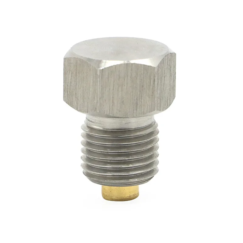 Stainless Steel Magnetic engine oil Drain Plug w/ re-usable O-ring HP-01 replacement 60328-98B 60328-98A For Buell