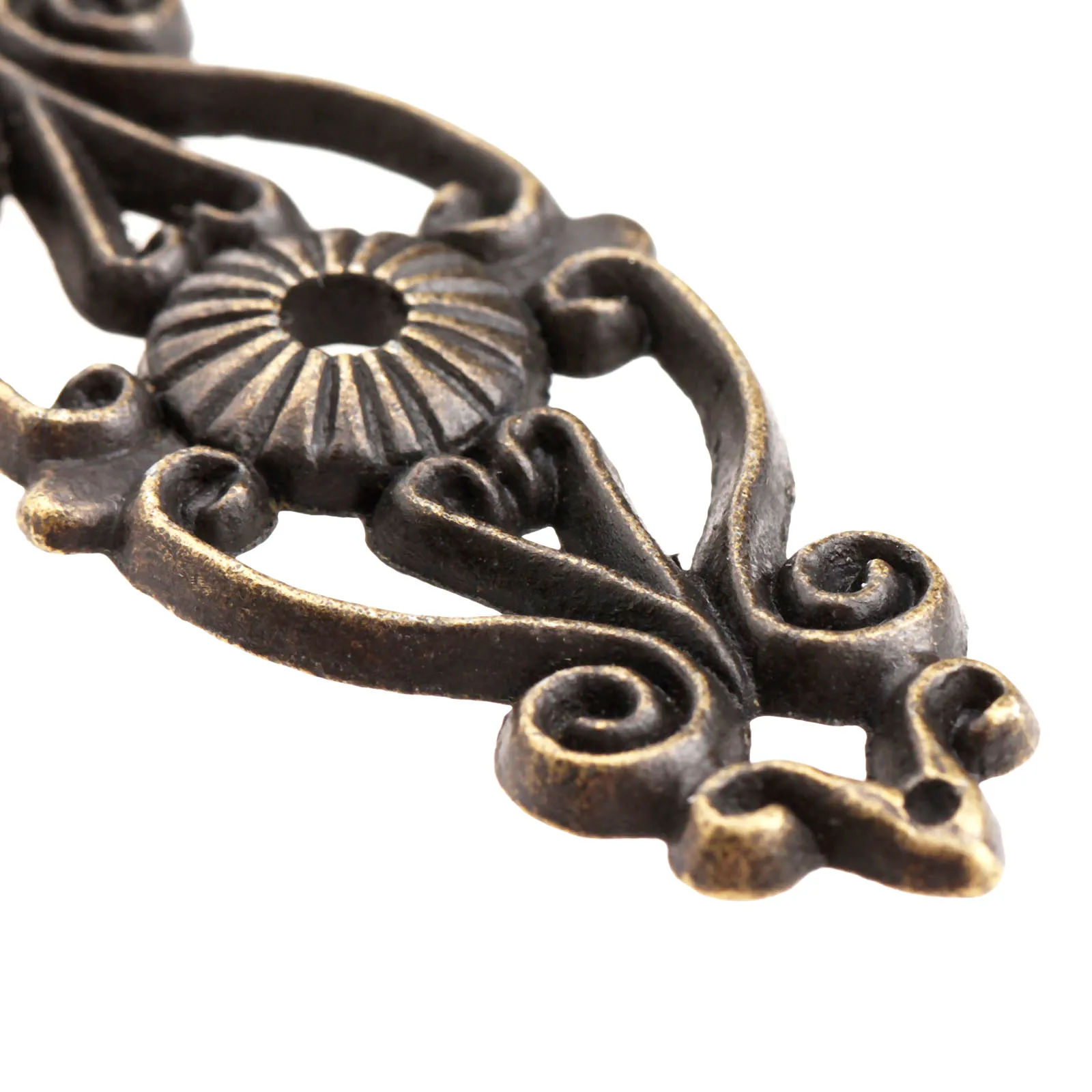 2Pcs Antique Decorative Jewelry Box Corner Feet Leg Wooden Case Corner Protector Furniture Fittings