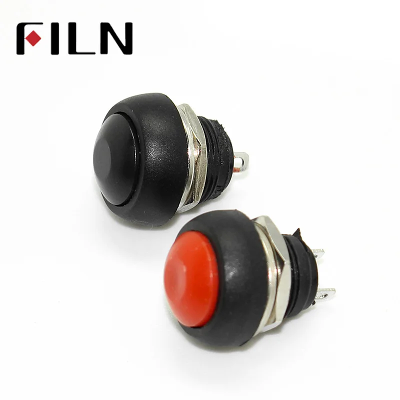 12mm mini plastic momentary push button switch