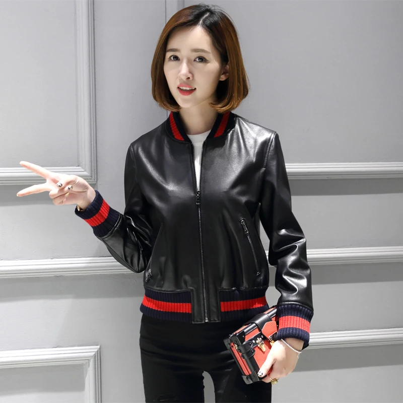 Shipping,2020 brand Free new.Spring star baseball genuine leather jacket.fashion slim real sheepskin coat.quality,sales