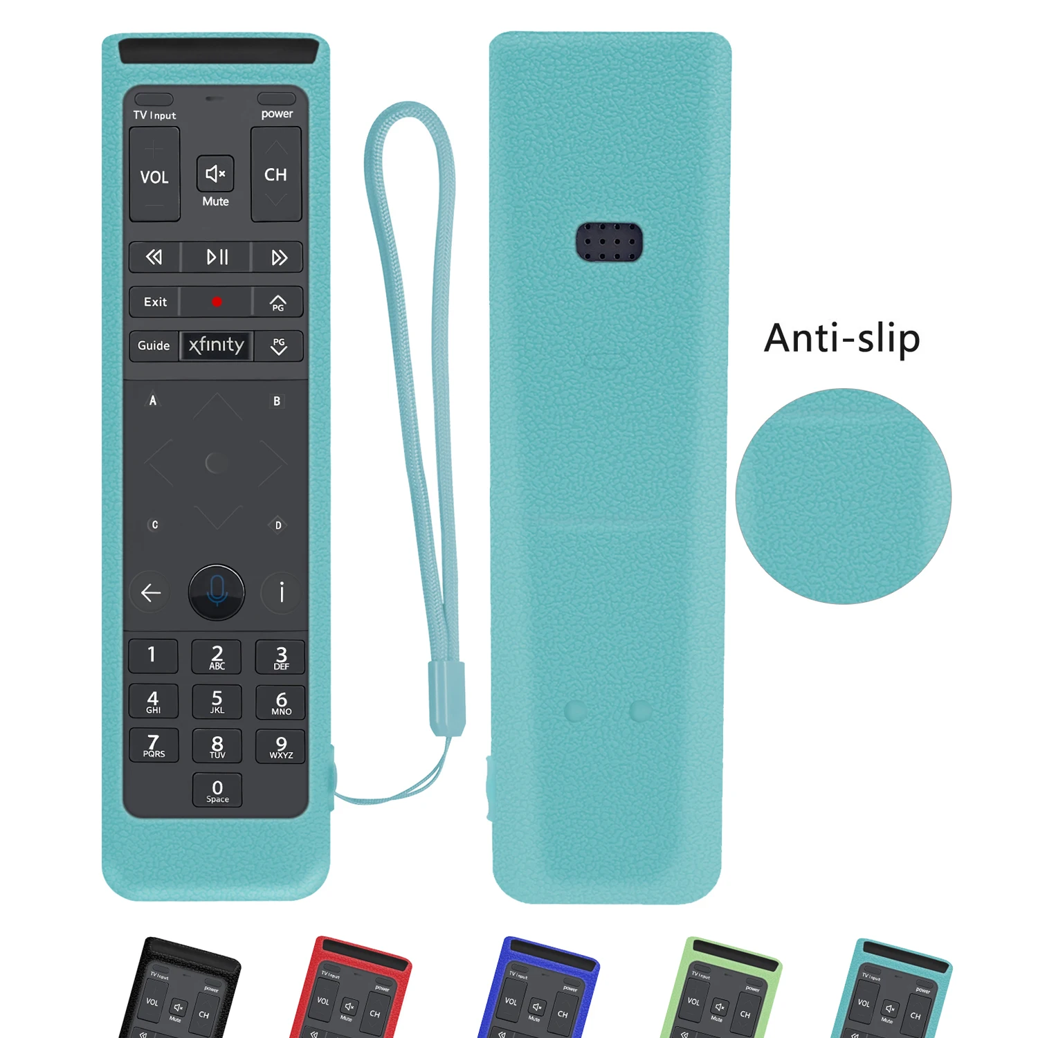 Protective Case Fit for XFinity Comcast XR15 Voice Remote Control Shockproof Washable Skin-Friendly Protective Silicone Cover