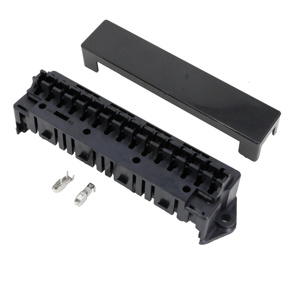 15 Way Auto Fuse Box Assembly With Terminals And 4PCS Relay Seats Dustproof Fuse Box Fuse Box Mounting Fuse Box