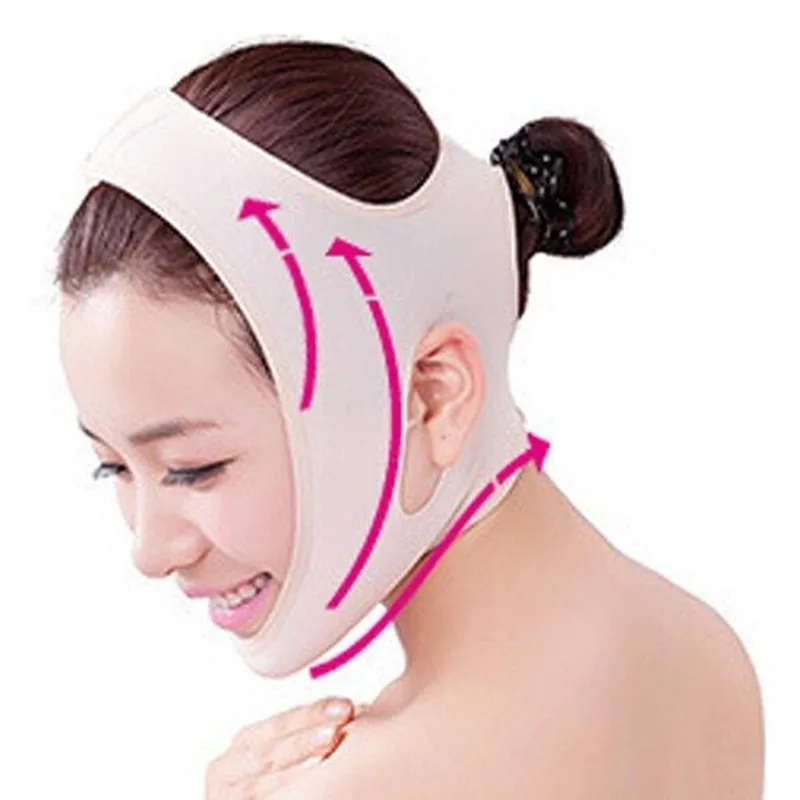 Practical Face Chin Cheek Lift Up Belt Mask Chin Lift Slimming Slim Mask Thin Belt Strap Band V Face Shaper Mask Bandage