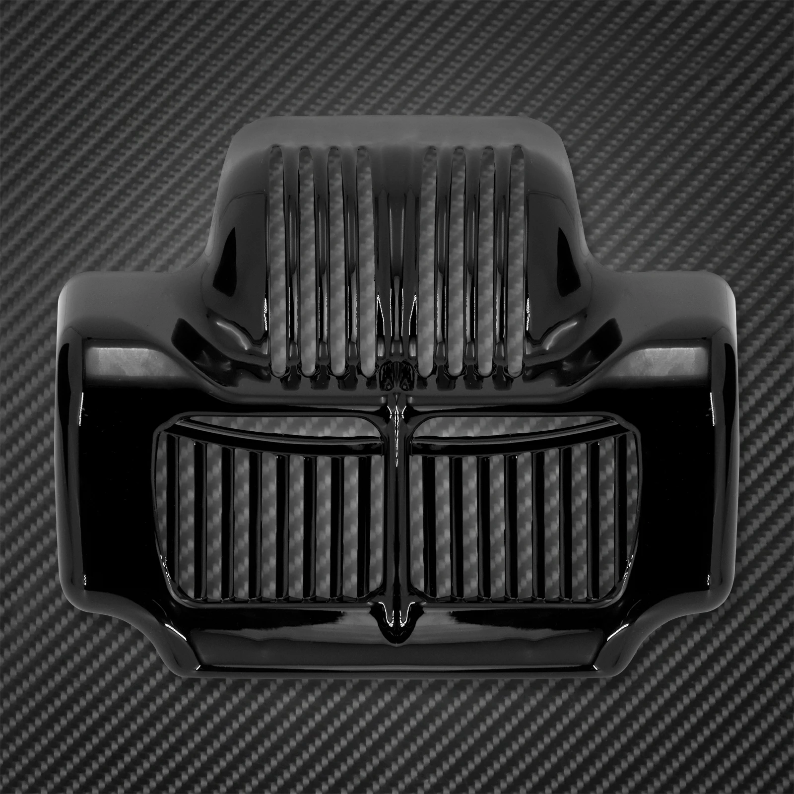 Motorcycle Stock Oil Cooler Cover Black/Chrome For Harley Touring Road King Electra Street Glide Trike FLHT FLTR FLHX 2011-2015