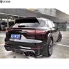 9ya Carbon Fiber Frp Heckschürze Diffusor Hinten Lip für Cayenne 9ya t Stil Auto Körper Kit 2020 4