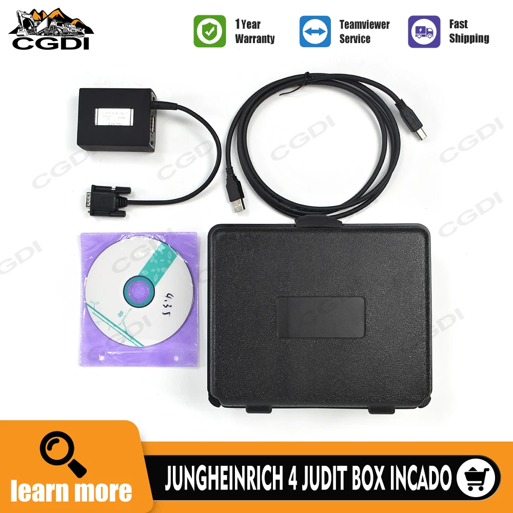 

For Jungheinrich 4 Judit box Incado + Jungheinrich forklift diagnosis cables forklift Diagnostic Kit