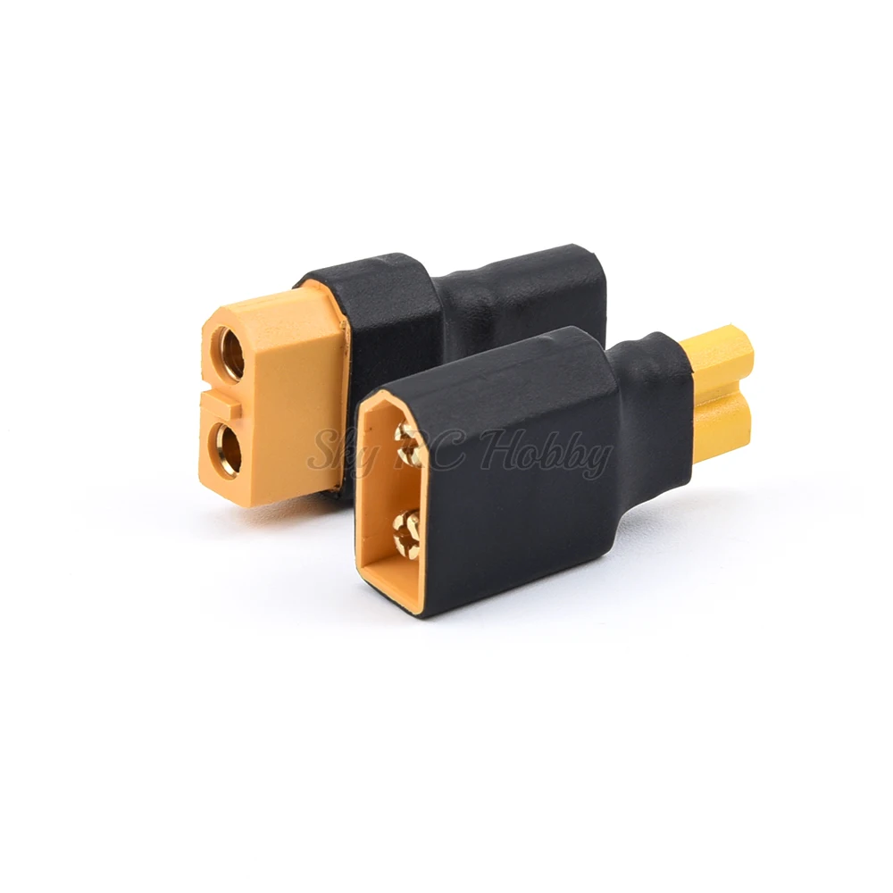 1PCS XT30 Male / Female to XT60 / T Plug Female/Male Power Adapter Converter RC Drone Connector Adapter Battery Converter Plug