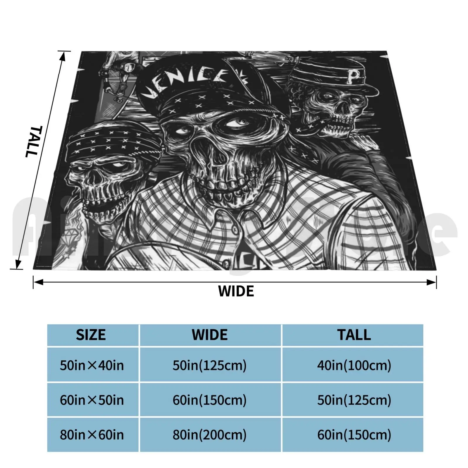 Suicidal Tendencies Blanket For Sofa Bed Travel Hardcore Punk Bad 1980 Black