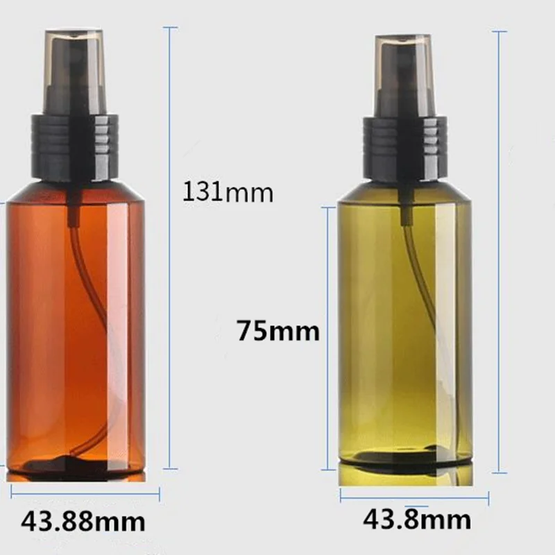 30/50/100ml Mini Small Empty Plastic Perfume Transparent Atomizer Spray Bottles Make up Make-up Cosmetic Sample Container