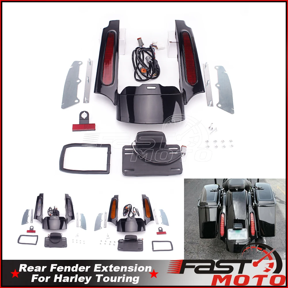 

Накладка на заднее крыло для мотоцикла Harley Road King FLHR CVO Electra Glide Street Glide FLHX Road Glide Custom