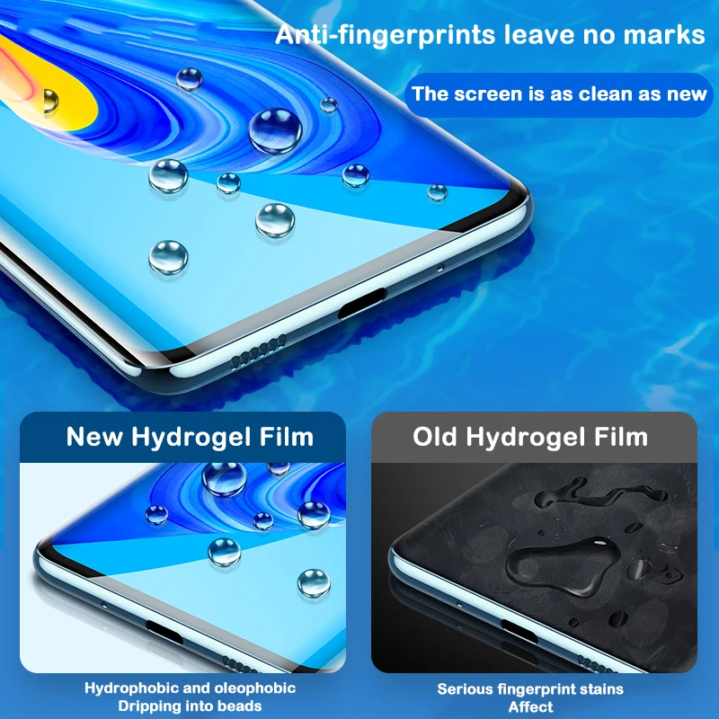 Hydrogel Film for Xiaomi Redmi Note 10 9 8 7 Pro 9S 8T Screen Protector Film For Redmi 9 9T 9C NFC 9A 9AT 8 8A 7A 6
