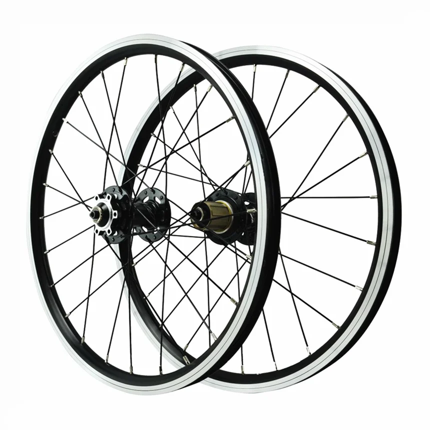 20 Inch 406 6 Nails Disc Brake 11 12 Speed 6 Claws Mountain Bike Aluminum Alloy Wheel Set RimS C V Brake Cassette Wheels