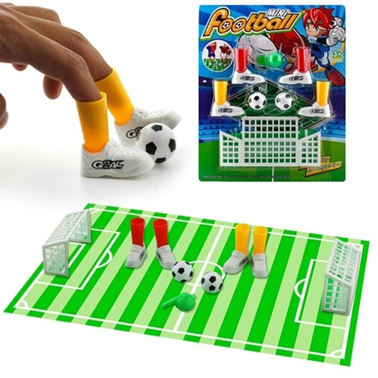 Ideal Party Finger Soccer Match Toy Funny Finger Toy Game Sets With Two Goals Fun Funny Gadgets Novelty Funny Toys For Children