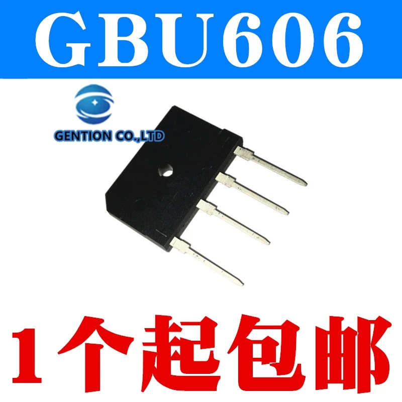 

10PCS SEP GBU606 6a 600 v flat bridge bridge rectifier bridge pile in stock 100% new and original