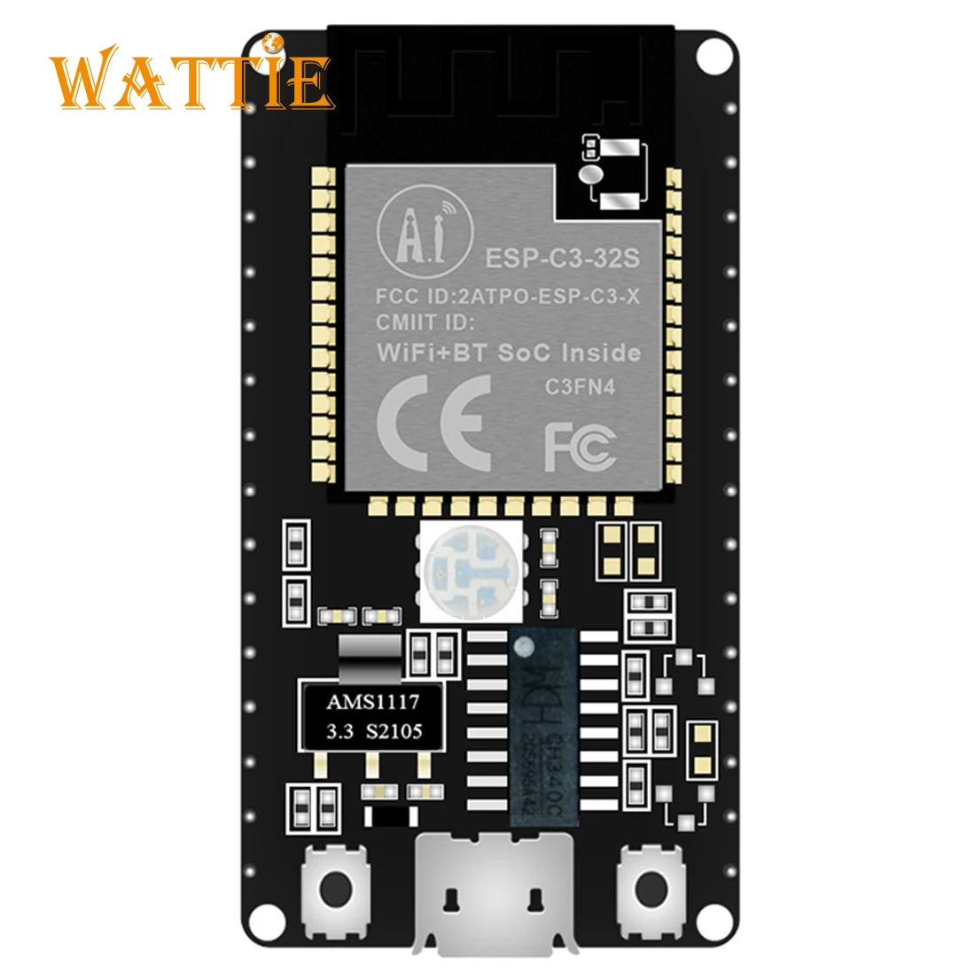 ESP-C3-32S KIT Esp32-C3 C3-32S 4M 2M flash ESP-C3 ESP C3 Esp32-C3-32S 32S low cost WiFi+Bluetooth 5.0 module development board