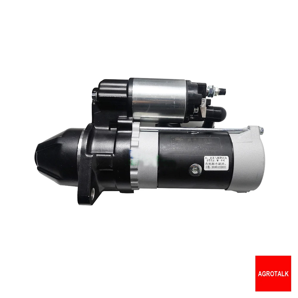 Starter motor 12V for Shanghai engine 295D / 395A / 395AD / 495A / 4100A / 4102A