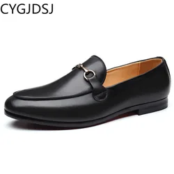 Loafers for Men Leather Casual Shoes Men Dress Shoes Italian Slip on Shoes Men Business Suit Coiffeur Wedding Dress Office 2026