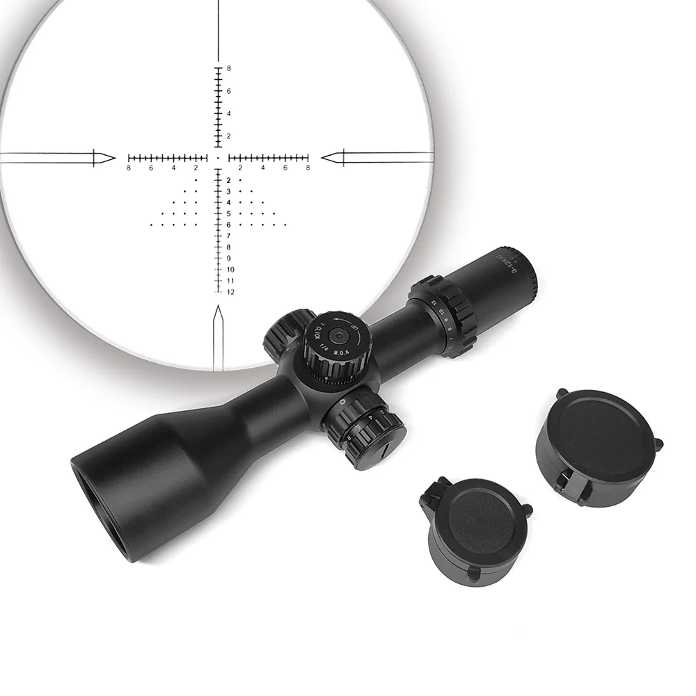 Tactical scope 3-12x42 FFP rifle Compact optical sight 1