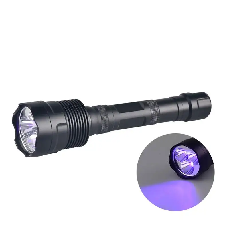 GM 365nm or 395nm UV LED Lantern Powerful 10W UV Flashlight 3 LED Black Light Ultraviolet Torch For Pet Urine Scorpion Detect