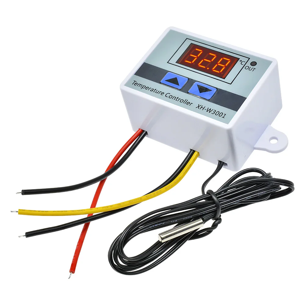 W3001 W3002 Digital Control Temperature Microcomputer Thermostat Switch Thermometer New Thermoregulator 12/24/220V