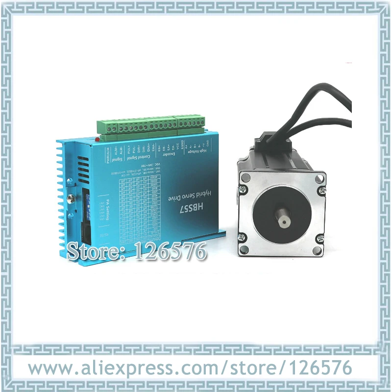 

Total Closed Loop stepper Motor 3.6N.m 2-phase NEMA23 57HBS36 + HBS57 Driver DC24-60V 5A with cable