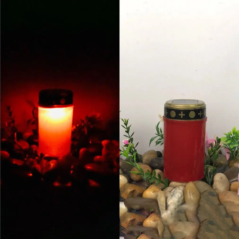 Pemakaman surya cahaya LED perabotan dekorasi rumah lampu tanah PVC buatan tangan geometri amorf silikon panel surya