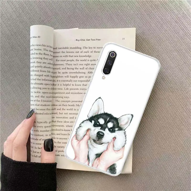 Siberian Husky Sled Dog Phone Case For Xiaomi Redmi Note 13 Pro Plus 5G Capa 12 12C 9 9T 9C 10 10C 8 7 6 10A 9A K70 K60 Pro 8A 7