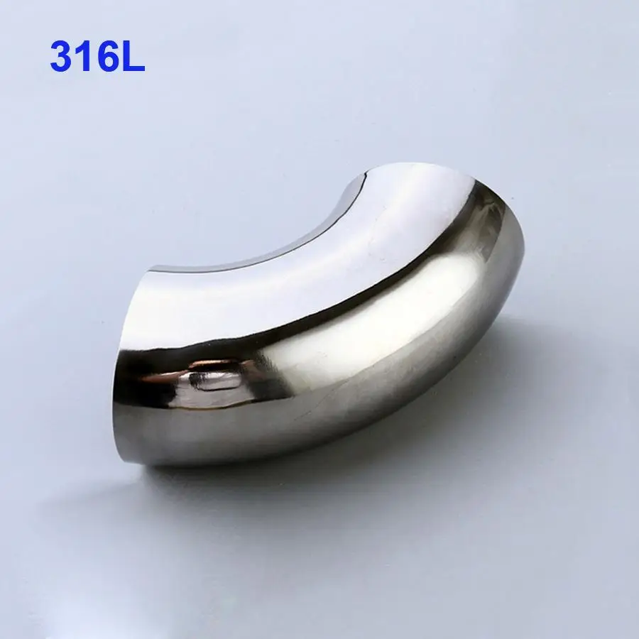 

29mm ID 32mm 1-1/4" OD SUS 316L Stainless Steel 90 Degree Elbow Sanitary Pipe Fitting Home Brew Beer Wine