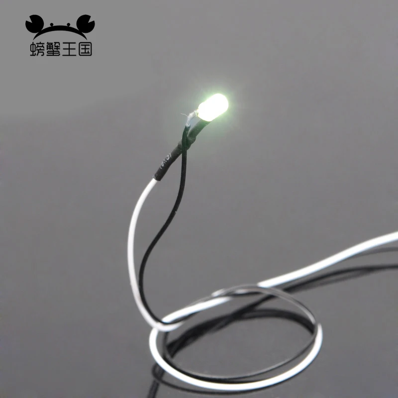 Kit de lumières miniatures LED échelle HO OO N, 10 pièces, pour aménagement de construction ferroviaire modèle, décoration artisanale DIY