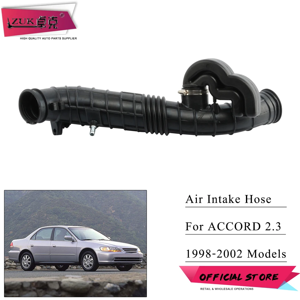 ZUK For Accord 1998-2003 Air Intake Hose Air Flow Tube Air Cleanner Tube For HONDA For 2.0L 2.3L Cars