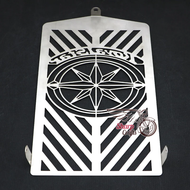 Motorcycle Accessories Chrome Skull Flame Radiator Grill Cover Guard Protector For Yamaha ROYAL STAR XVZ 1300 XVZ1300 1999-2010 view 3