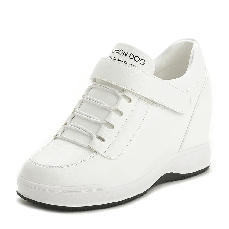 2021 Autumn High Top Wedge Platform Sneakers Women Casual Shoes Hidden Heels Ladies Sneakers Women Shoes YYJ151