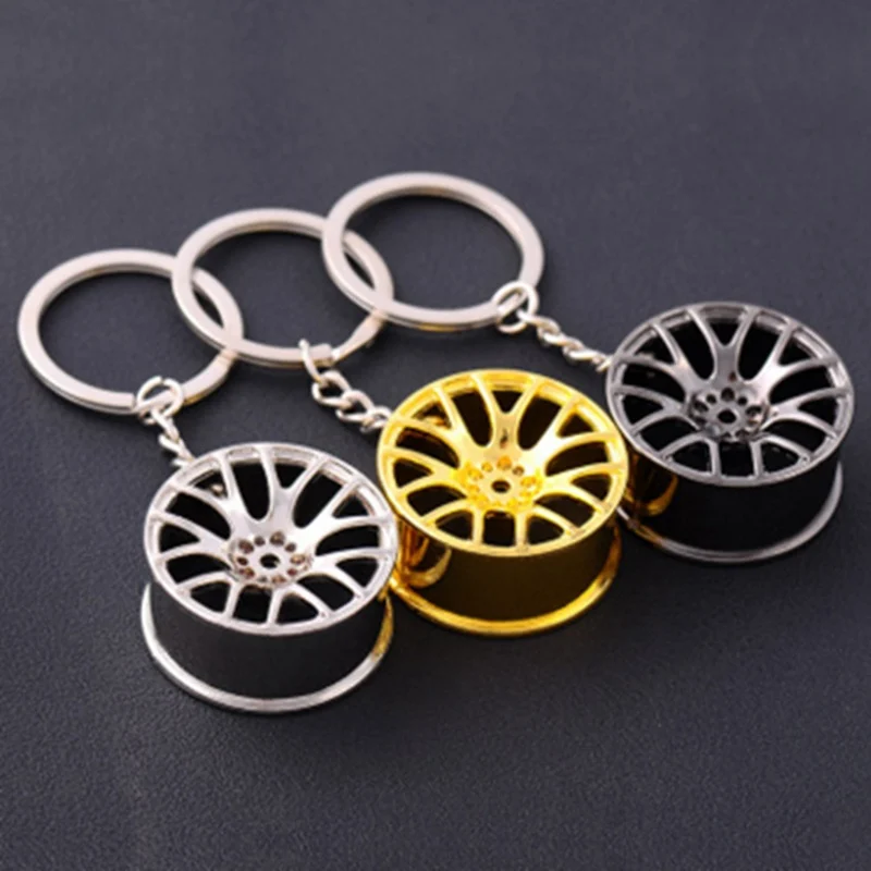 Car Keychain Wheel Tire Styling Creative Car Key Ring Auto Car Key Chain Keyring For BMW Honda Ford Auto Parts Store Gifts New