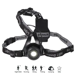 Outdoor Camping Mountain Climbing Night Running Dry Battery Safety Jogging Warning Light Usb Charging Adjustable Elastic Band