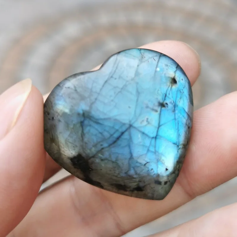 Naturale irregolare di cristallo ciondolo Labradorite pietra di Luna Sunstone Ciondolo Divinazione spirituale Monili di meditazione Pendenti Con