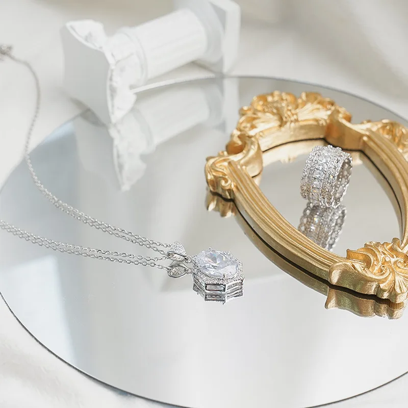 Ins Photo Puntelli Acrilico Specchio Bordo di Riflessione Riflettore Props Fotografia Fotografia Sfondo Ornamenti In Posa Puntelli