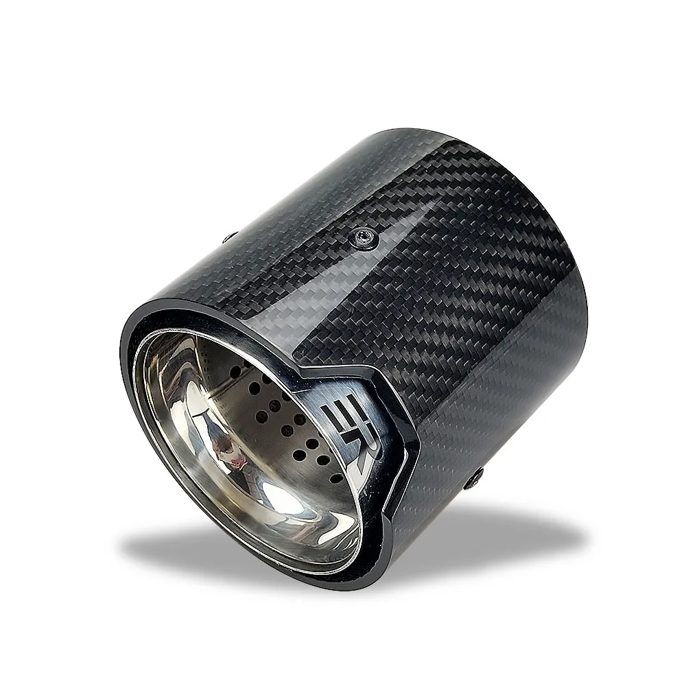 1piece Carbon Fiber Muffler tip fit for Modified car MPerformance Exhaust  M2 F87 M3 F80 M4 F82 F83