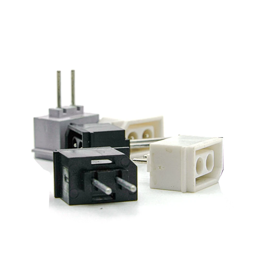 2 Pin 180 degrees Power Jack Female Socket Charging Port Connector  for Wii Game Accessories